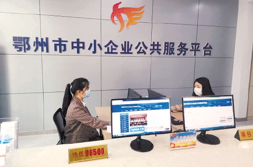 以“店小二”精神服务我市中小企业发展